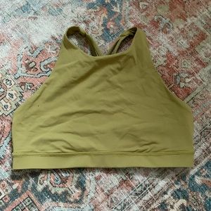 Lululemon sports bra in olive green